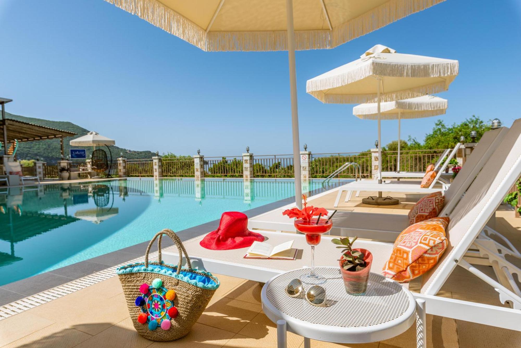 3Aktes Suites & Studios Sivota  Bagian luar foto